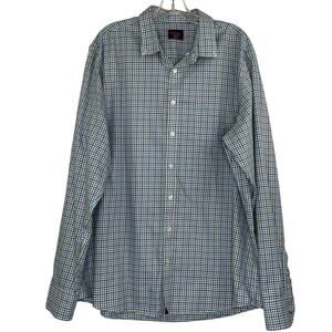 Untuckit Masseto WF Tall Wrinkle Free XXLarge Plaid Button Up Long Sleeve Shirt